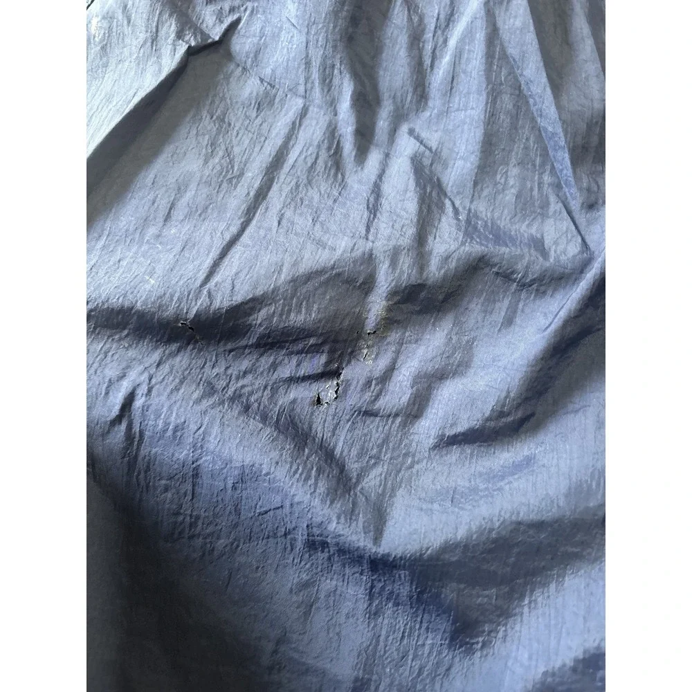 Nike Men's XL Navy Blue Nylon Activewear Shorts Drawstring Pockets Gym Relaxed